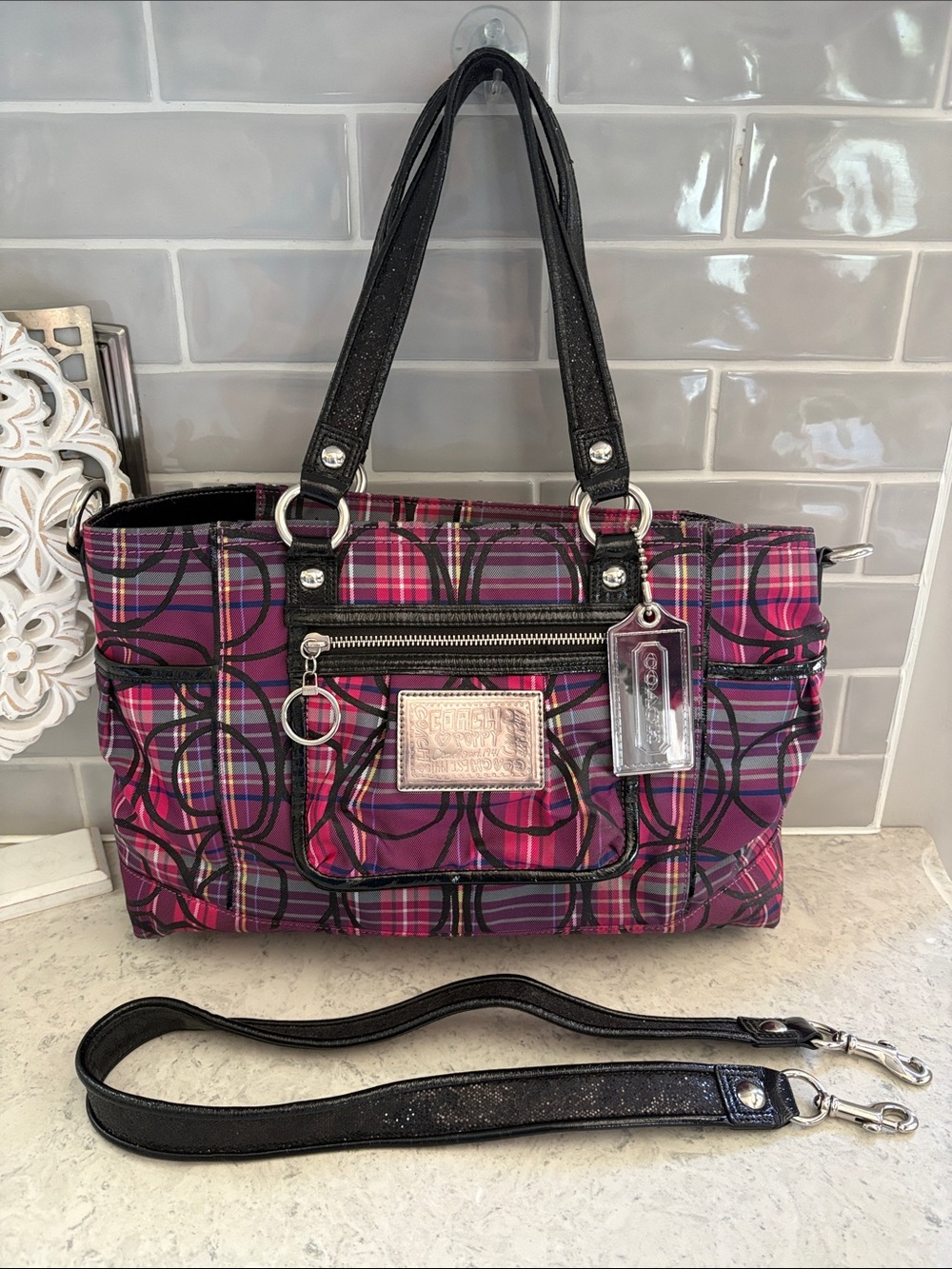 Rare Y2K Coach Poppy handbag #14367 GREAT
